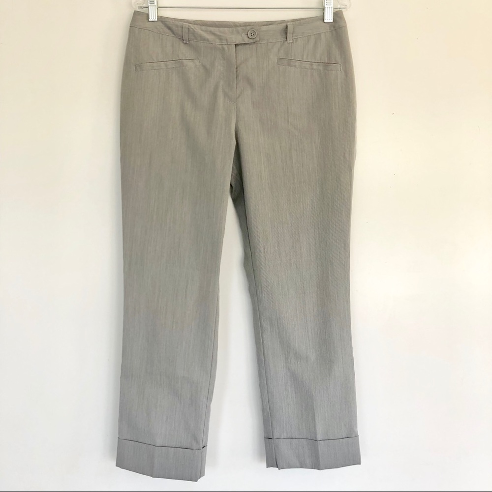 Worthington Modern Light Gray Slacks Fit Size 8
